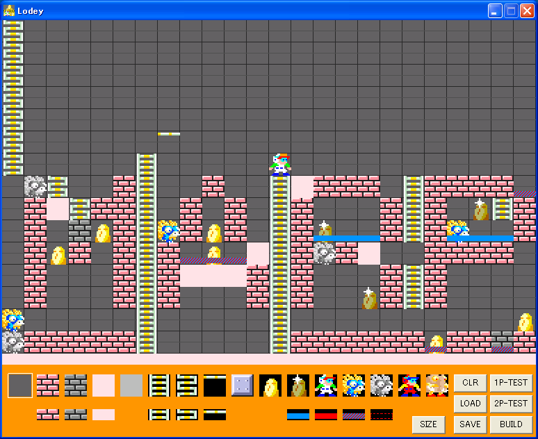 Lode Runner Map editor &quot;Lodey&quot;